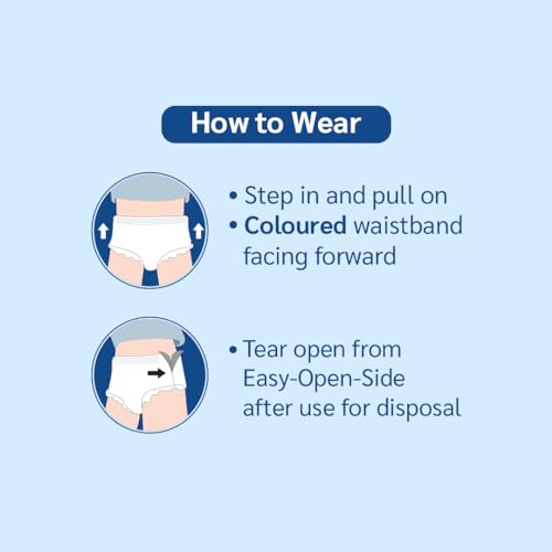 Image of Pull Up Diaper Pants - 60 Pcs Odour Lock Antibacterial | Pull-up pants - 60 pieces - odour lock - anti-bacterial - leak proof - absorbent core