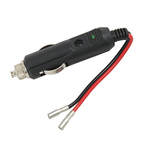 Roadpro 12V Fused Replacement Cigarette Lighter Plug with Leads (RPPS-225),Black