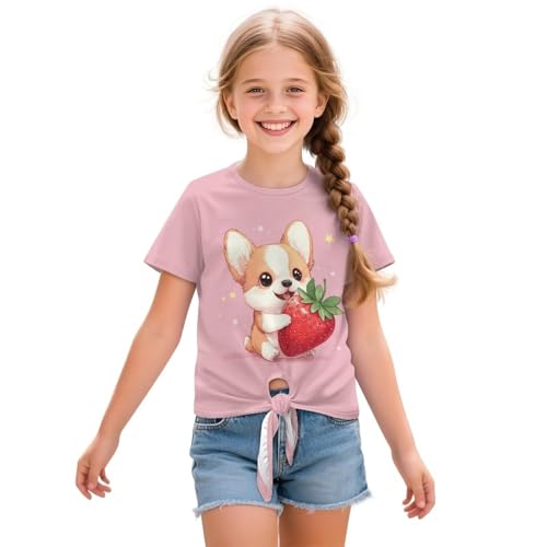 Cute Shirts for Teens Girls 5-12 Years Casual