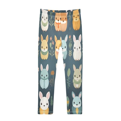 Toddler Girls Leggings Printed Yoga Pants Leggings Rabbit One for Kids