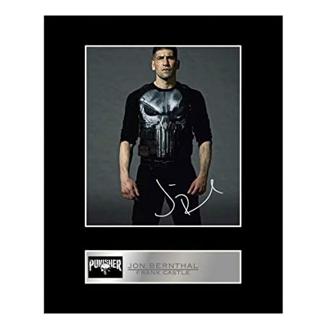 Jon Bernthal Signed Punisher Photo Display Cover