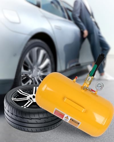 Image of ECCPP 10 Gallon Vehicle Air Tire Bead Seater 145 PSI Blaster Wheel Tool Seating Inflator Truck ATV Yellow