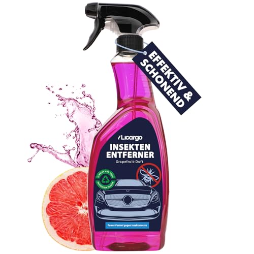 LICARGO Insektenentferner Auto 750ml – Effektiver Insektenreiniger für Auto, Caravan...