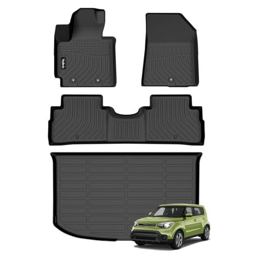 Tapis de sol Kia Soul 2014-2019 : ensemble complet de protections auto sur mesure