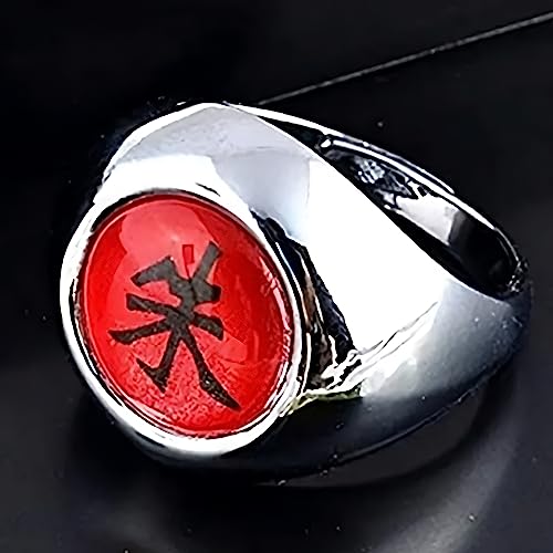 Itachi Uchiha Ring Leaf Village Cosplay Set Collectible Rings