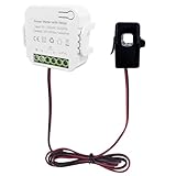 90‑250VAC Smart Energy Monitor Single Phase Clamp Electricity Meter with 200A CT Current Transformer for Home Energy Usage Monitoring