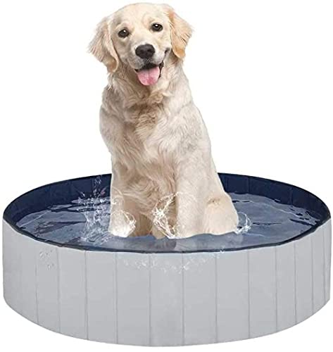 Aufblasbares Pool-Planschbecken,Swim Center Family Aufblasbarer Pool,PVC-Klappbad, Haustier-Swimmingpool-120 x 30CM – Bild 5