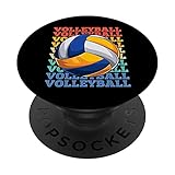 Photo Gallery volleyball player team coach retro popsockets popgrip intercambiabile Photo Gallery volleyball player team coach retro popsockets popgrip intercambiabile