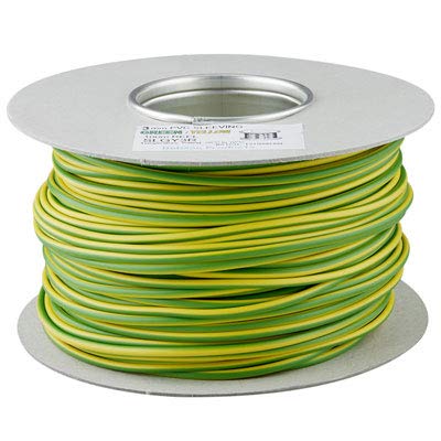 Earth Sleeving 2.0mm 100m Drum Green/Yellow Reel