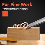 AojSup-Stechbeitel-Set-fuer-Holz-6tlg-inkl-Scharfes-Stecheisen-Set-6-12-19-25-32-38mm-und-Schleifstein-Profi-Beitel-Satz-mit-25-Keilwinkel-Holzmeissel-Set-mit-Robuster-Metall-Schlagkappe : Aus-Holz-gemacht....