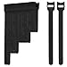 WSZJINB 120 Stück Klett Kabelbinder Wiederverschließbar, Schwarz Kabel Klettband Klettkabelbinder Wiederverwendbar, Kabelklett Klettverschluss für Kabelmanagement, Cable Organizer Organizer,Auto günstig Kaufen-WSZJINB 120 Stück Klett Kabelbinder Wiederverschließbar, Schwarz Kabel Klettband Klettkabelbinder Wiederverwendbar, Kabelklett Klettverschluss für Kabelmanagement, Cable Organizer
