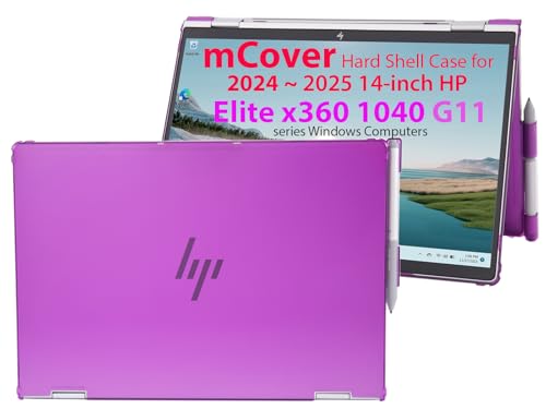 Coque HP Elite x360 1040 G11 mCover rigide anti-choc violette