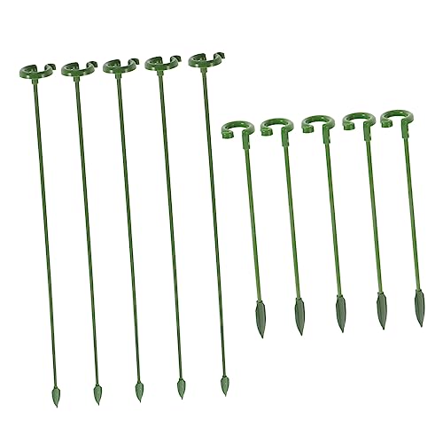 ANDRESLAD 40pièces Support De Plantes Fiberglass De Tuteurs pour Fleurs Et Plantes Pot Tuteurs De Accessoires De Fixation pour Hortensias Et Grimpantes