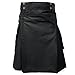 Produktbild Tartanista - Herren Taktischer Cargo-Kilt mit Taschen - Schwarz - 91 cm Taillenweite; 58,5 cm Länge (Herstellergröße: 36)