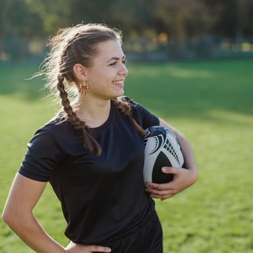 Baseball Football Bow Earrings for Women Game Day Outfits Softball Fan Jewelry Gift Football Sport Baseball Mom Dangle Accessories for Sports Fans4