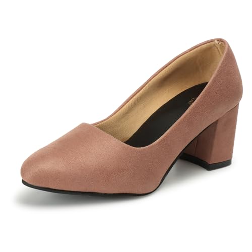 Image of Denill Women Solid Pumps Heels for Office, Party and Formal Occasions