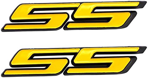 Amazon Upauto スーパースポーツエンブレムバッジ 3d Ssステッカーパーツ カマロ Ss カマロss Gmシリーズ用 イエロー エンブレム 車 バイク Amazon Upauto スーパースポーツエンブレムバッジ 3d Ssステッカーパーツ カマロ Ss カマロss Gmシリーズ用 イエロー エンブレム 車 バイク