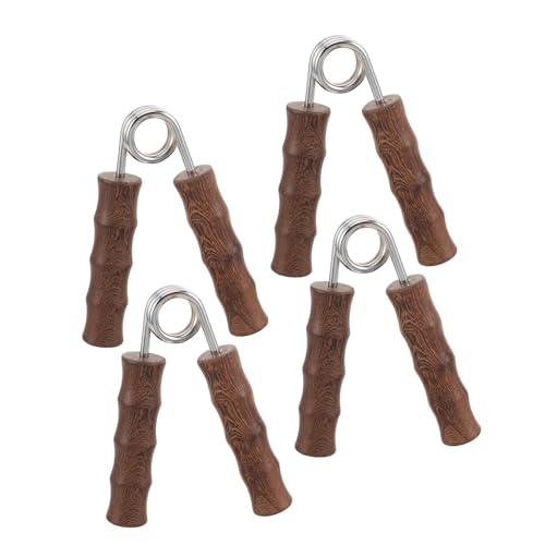 Hand grip en bois lot de 4 pour renforcement des doigts et massage de la main