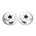 Power Stop JBR575XPR Evolution Performance Drilled, Slotted?& Plated Rear Brake Rotor Pair