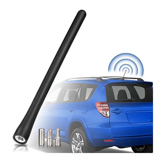 Bingfu Universal Car Roof Antenna Replacement Compatible with Jeep Ford GMC Dodge Chevrolet Hyundai Infiniti Kia Toyota Nissan Chevy Chrysler 200 Fiat 500 Mazda 3 Subaru Forester Honda CRV Vehicle