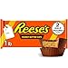 REESE'S Giant Easter Candy, World's Largest Reese's Peanut Butter Cups, Milk Chocolate, Perfect as an Easter Basket Stuffer Gift, 1 Pound Bar