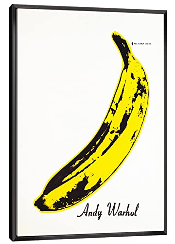Andy Warhol Canvas Wall Art Warhol Pop Art Banana Framed