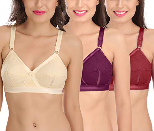Image of SONA Perfecto Plus Size Cotton Bra for Woman Full Coverage Pack of 1