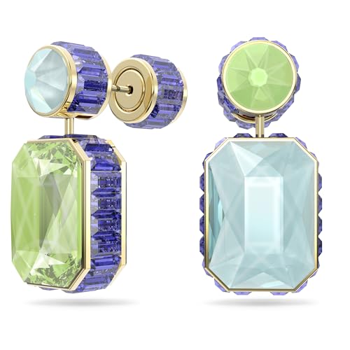 Swarovski Chroma Crystal Pendant Necklace Collection, Gold Tone Finish Setting2