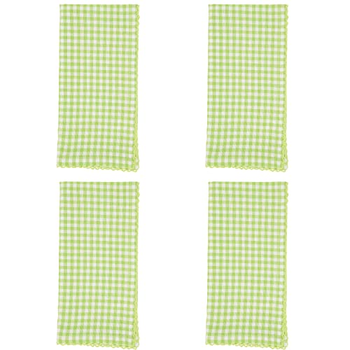 Servilletas de tela cuadradas verdes 18" x 18" pack 4 miniatura 3