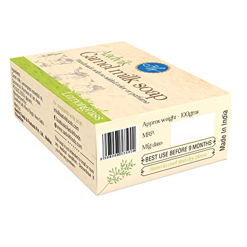 Aadvik Camel Milk Soap | Lemongrass Essential oil |100g