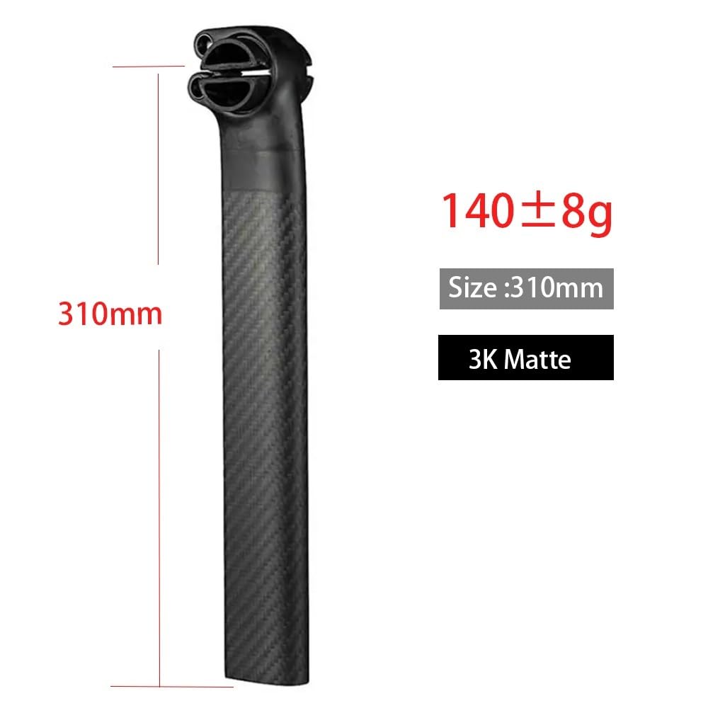 Tige de Selle vélo Convient pour ELITAONE Merida Reacto la Tige de Selle en Carbone Tube de Selle Hydraulique