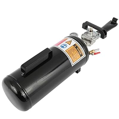 8L 2.1Gallon Portable Tire Bead Seater Steel Tire Inflator Tool Air Blaster Tool Handheld Tire Seating Blaster Long Shaped Neck Design Auto Repair Tool Truck ATV,Black