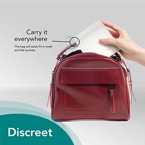 The Original Carebag Male Urinal Bag With Super Absorbent Pad, 60 Count (3 Boxes Of 20) – Medical Grade, Disposable Travel Urinals – Plastic Urinal Bottle Bags For Bedside Emergency #TOP7