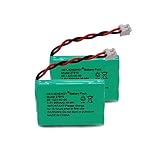 GEILIENERGY 27910 Cordless Phone Battery Rechargeable Compatible with 89-1323-00-00 at&T E1112 E2801 TL72108 Motorola SD-7501 RadioShack 23-959 Cordless Handsets 3.6V(Pack of 2)