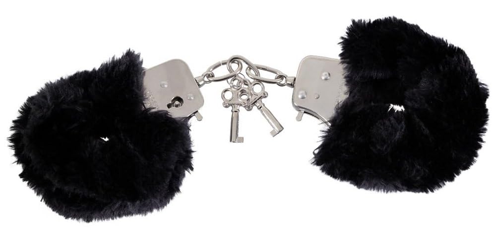 Handcuffs In PELOUCHE Black For The Pair