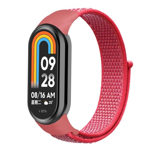 [��������] �i�C�������[�v�X�g���b�v�́A�X�}�[�g�u���X���b�g10 9 8�x���N�����߉\�ȃ��X�g�o���h�ƌ݊���������A�ʋC���ƌy�ʃX�|�[�c���X�g�o���h�����p���X�g�o���h�ł��B(Hibiscus,For Mi Smart Band 10)