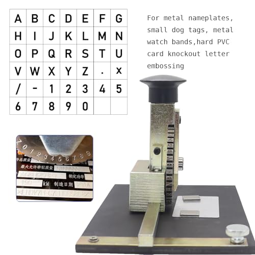 Máquina de Estampado Manual Aotuse | Grabadora de Placas Metálicas y Etiquetas para Perros y Gatos - Imagen 3