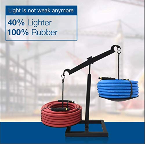 Blubird Lightest, Strongest, Most Flexible Rubber Air Hose (1/4" X 100') - Bb14100 #TOP6