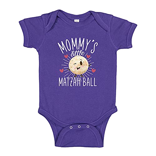 Image of Mommy's Little Matzah Ball Jewish Baby Bodysuit One Piece or Toddler T-Shirt Cute Jewish Clothing