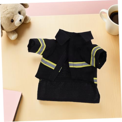 Disfraz Bombero para Perros Talla S Negro miniatura 6