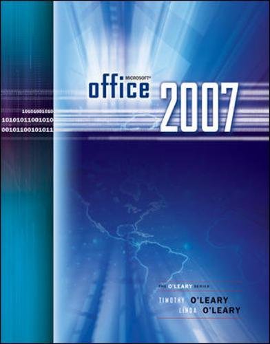 Used Book in Good Condition Microsoft Office 2007