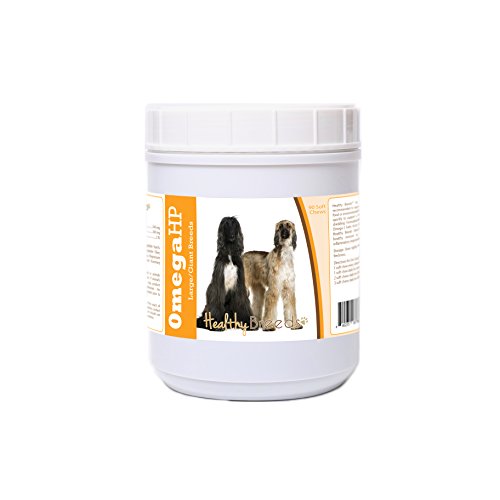 Image of Healthy Breeds Afghan Hound Omega HP Fatty Acid Skin and Coat Support Soft Chews 90 Count