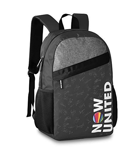 Mochila Now United Preta c/Azul NU3257