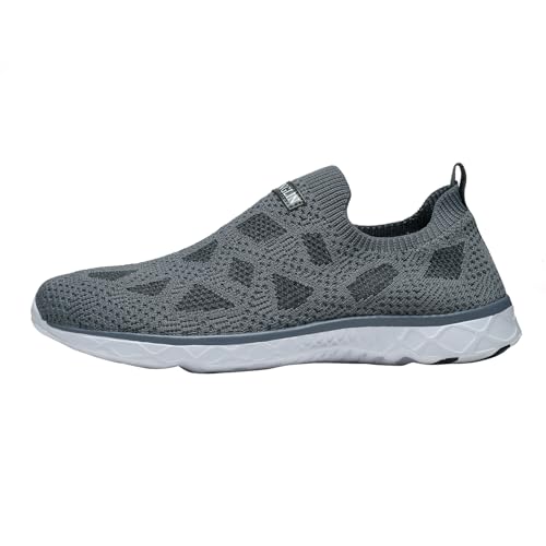 Image of Men's Quick Drying Aqua Water Shoes,3-Second Drainage & All-Terrain for Swimming,Hiking,Yoga