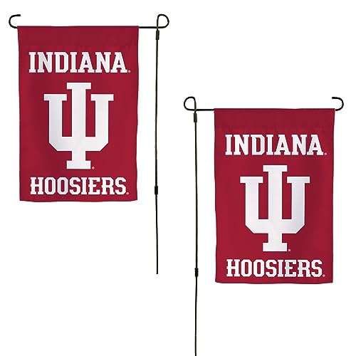 Desert Cactus Indiana University IU Garden Flag 12 x 18 Inch Indiana Hoosiers Banner for Outdoor Display and Events (Design H)
