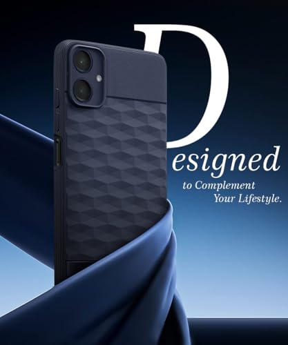 Image of WOW IMAGINE Back Cover for Samsung Galaxy M17e 5G | F70e 5G | M07 | F07 | A07 | A07 5G with Hexa Cube Design | Ultra Slim | Inner Velvet Fabric | Matte Flexible Mobile Case | Camera Protection - Blue