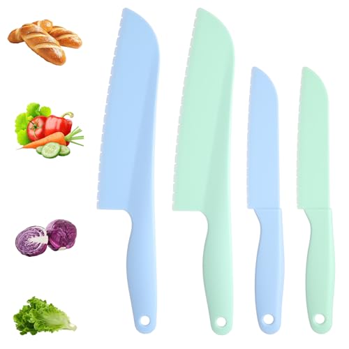 4 Pack Plastic Lettuce Knives