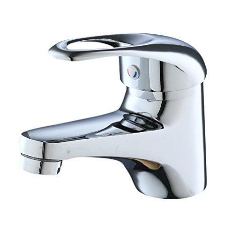 Preisvergleich Produktbild Eridanus, Armatur Bad, Waschbecken Armatur, Wasserhahn Einhebelmischer, Chrom