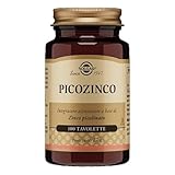 Solgar PICOZINCO – Zinco picolinato ad alta biodisponibilità, 100 tavolette
