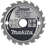 Makita b-09204 CCF8520B 1.0 mm TCT lama – multicolore
